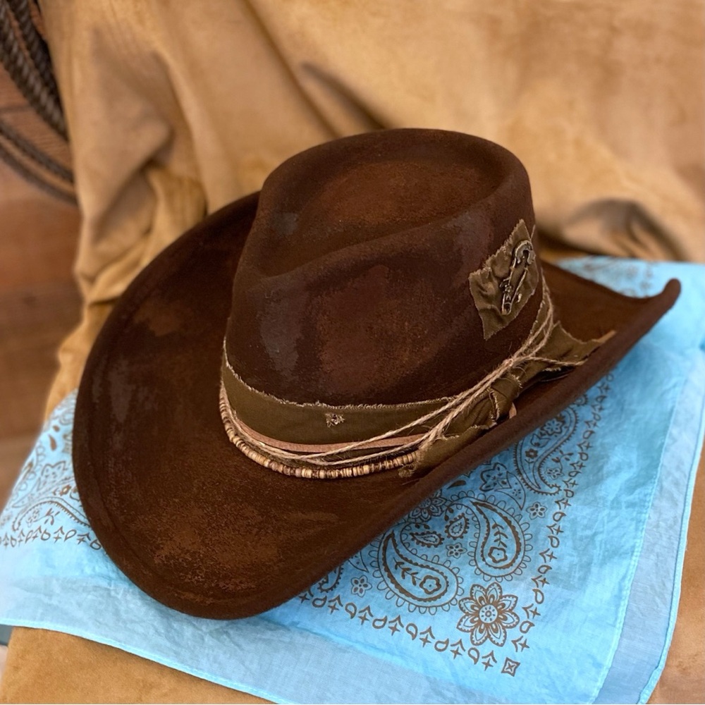Western Rustic Cowboy Hat "The Sadie" 💠 NWT, Adjustable Fit (LAST ONE) - Picture 13 of 16
